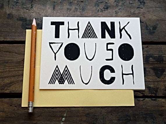 #007 Thank You Card